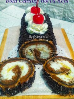 Foto resep Bolu Gulung Mocca Keju