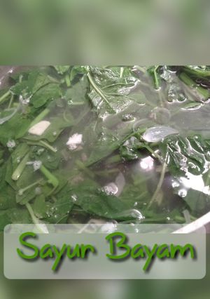 Foto resep Sayur Bayam