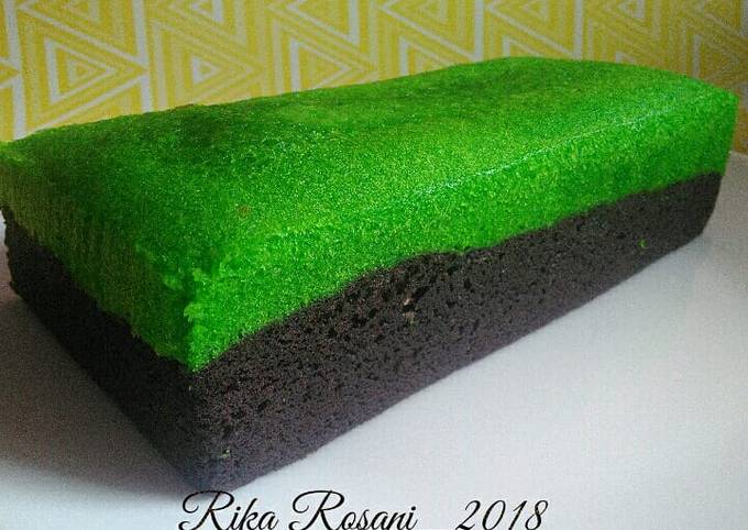 Langkah Mudah untuk Membuat Brownies Pandan-Coklat ala Amanda, Enak