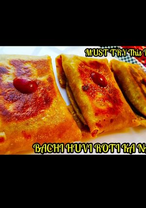 A picture of Left over roti nasta in 10 minutes.