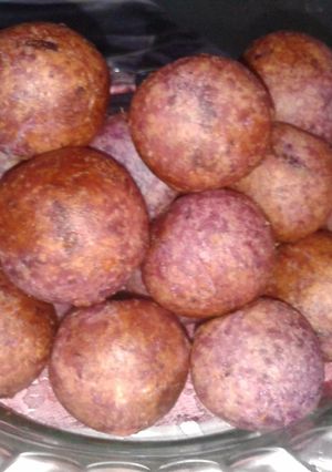 Foto resep Bola bola Ubi Ungu