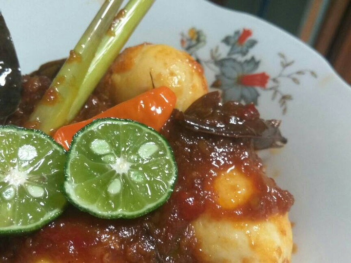 Cara Bikin Telur balado pedas manis Ekonomis Untuk Dijual