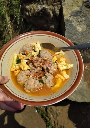 Foto resep Bakso sapi debm kuah seblak