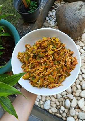 Foto resep Tumis pare teri medan
