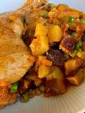 Pollo con Sanfaina