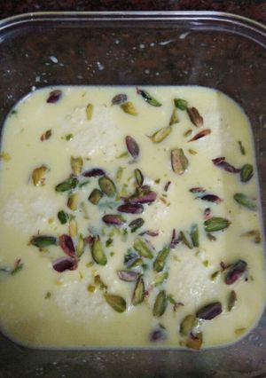 A picture of Rasmalai.