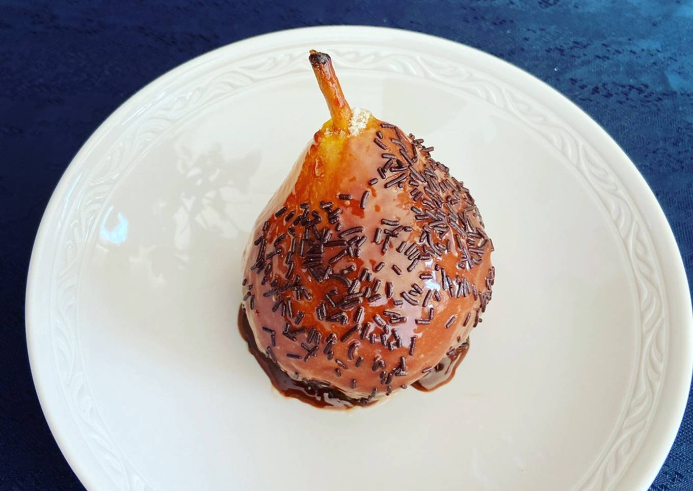 Poire au chocolat
