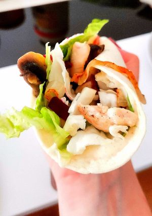 Una foto de Kebab casero