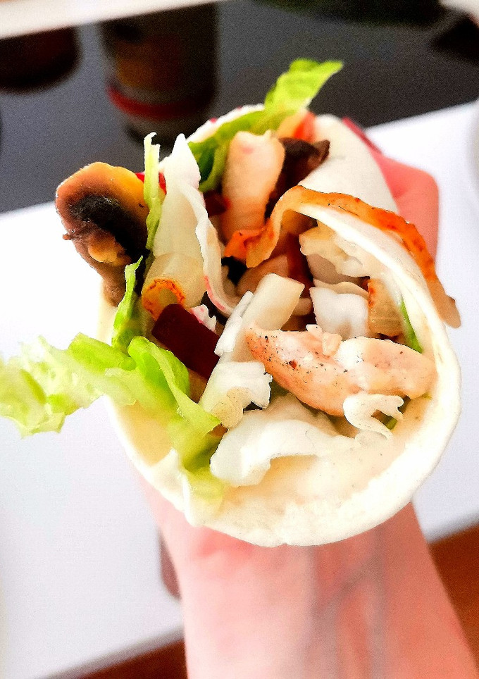 Una foto de Kebab casero