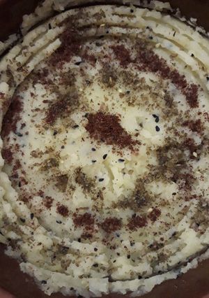 A picture of Mashed potatoes.