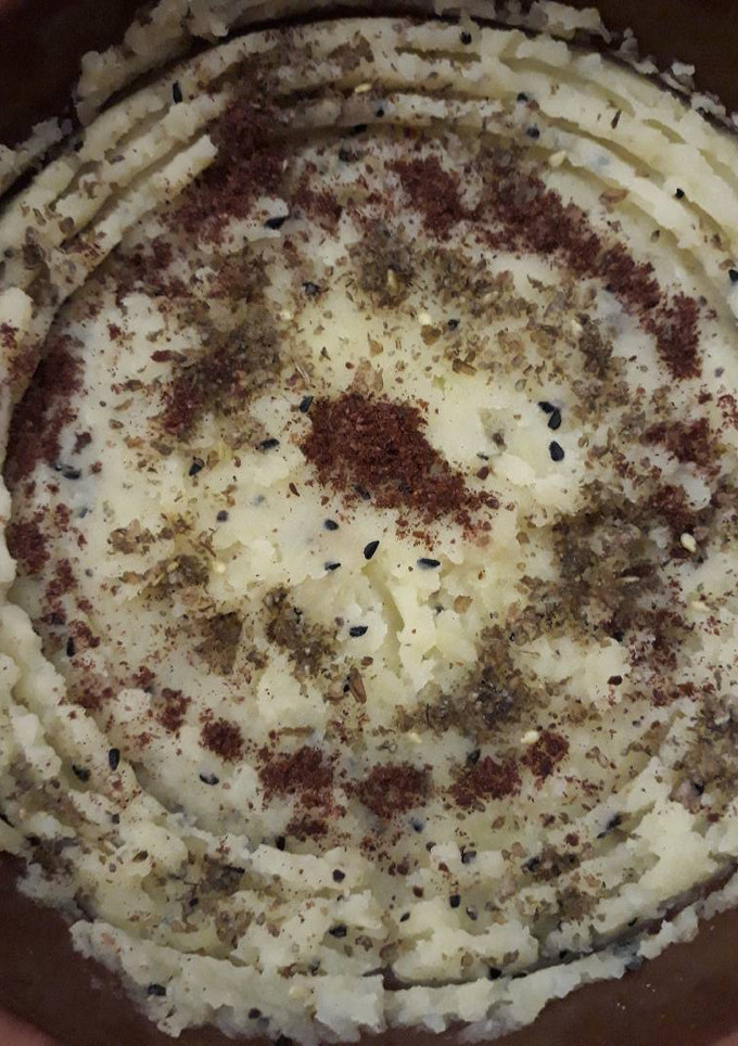 A picture of Mashed potatoes.