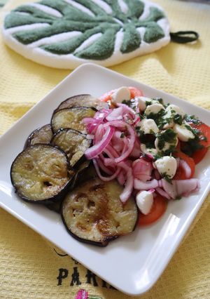 Padlizsán carpaccio recept fotója
