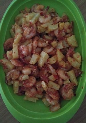 Foto resep Udang kentang di balado