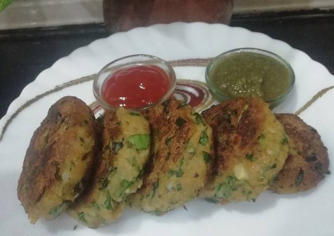 Aloo Methi Tikki