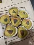 Steamed White Dragon Fruit Muffins