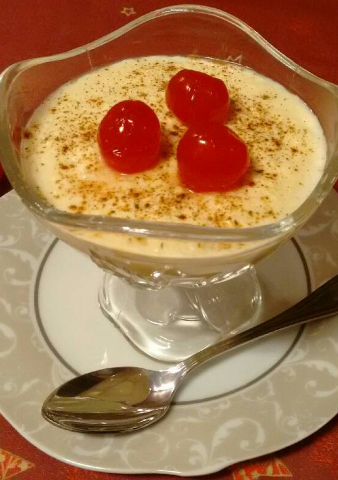Una foto de Copa de postre de queso