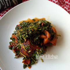 A picture of Vegetable soup.