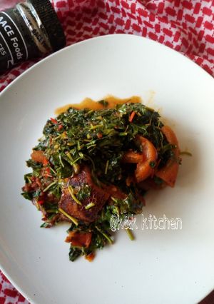 A picture of Vegetable soup.