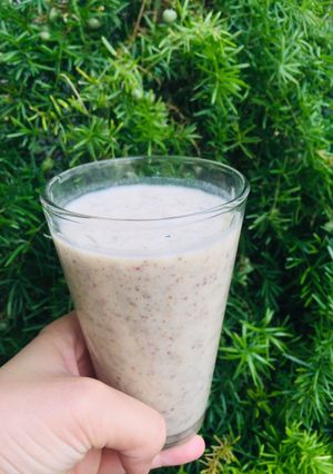 Una foto de Licuado de banana para bajar el colesterol 🍌