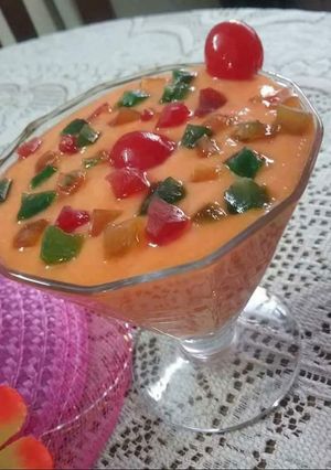 A picture of Papaya smoothie.