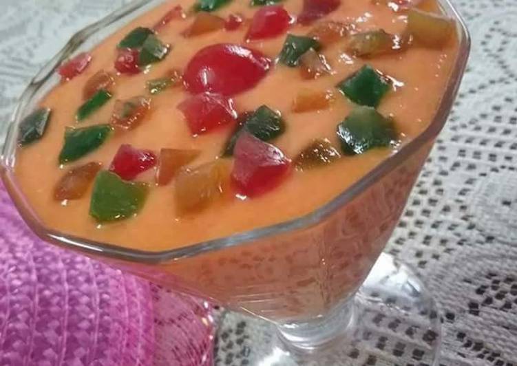 Steps to Make Perfect Papaya smoothie