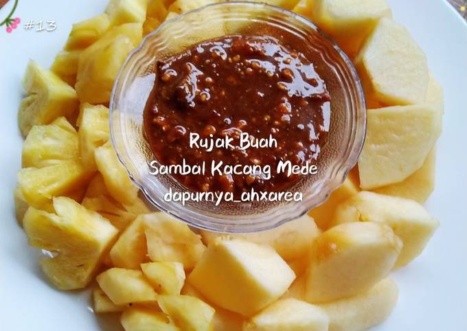 Rujak Buah Sambal Kacang Mede