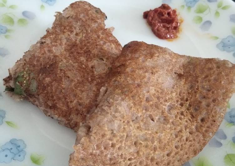 How to Make Homemade Ragi sooji cheela