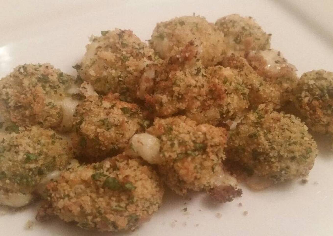 Basil-Garlic Baked Cheese Curds