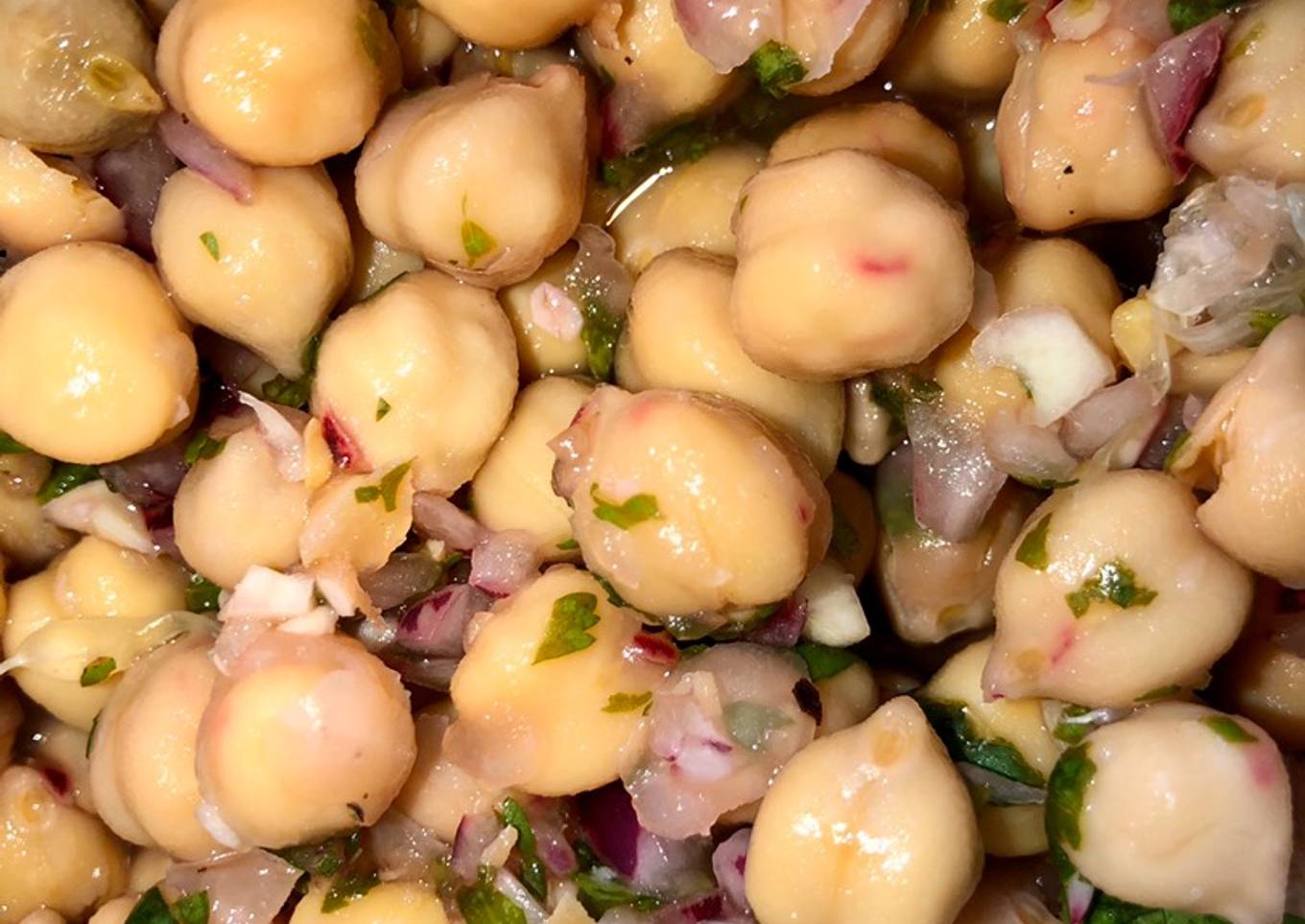 Cebiche de garbanzos 🥣🧂🍋