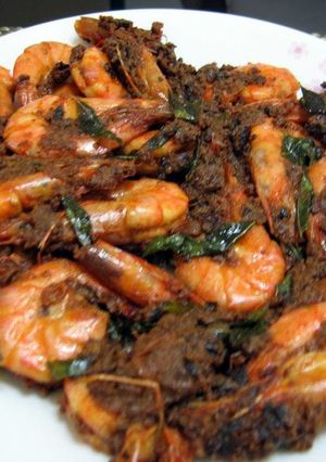 A picture of Buttered Prawn Asian Style.