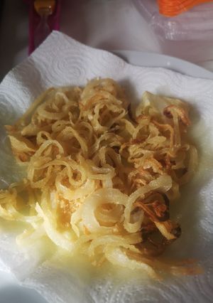 Una foto de Aros de cebolla