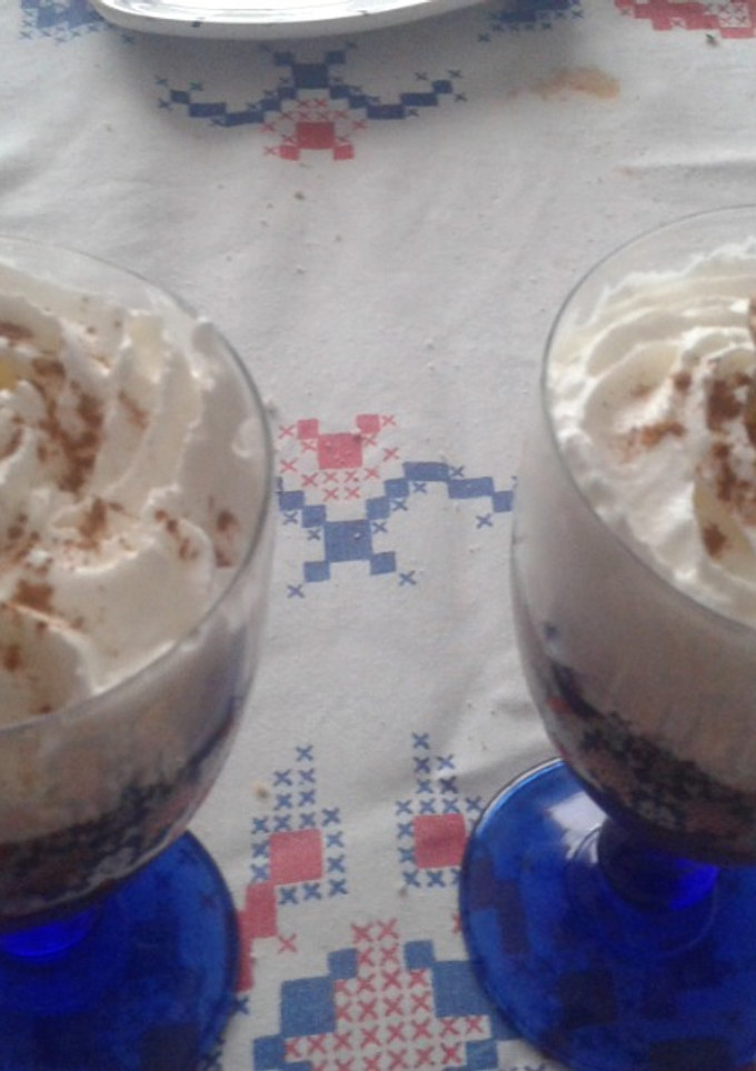 Una foto de Mousses de chocolate negro