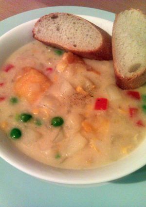 A picture of Vickys Scottish Cullen Skink /Smoked Fish Chowder GF DF EF SF NF.
