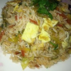 A picture of Egg fried rice.