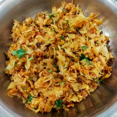 A picture of Cabbage – Moong dal Subzi.