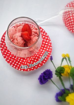 Foto resep Ice Cream Strawberry