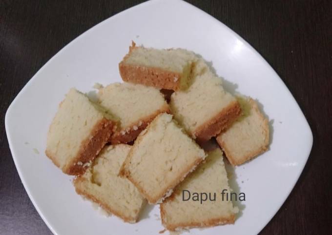 Cara Gampang Membuat Bolu singkong/cassava cake Anti Gagal