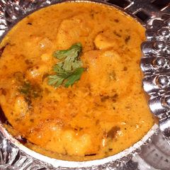 A picture of Rajasthani gatte ki sabzi.