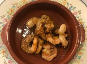 Una foto de Camarones estilo chino