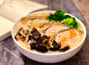 鮭魚粥 / 簡單快速晚餐 的食譜成品照片