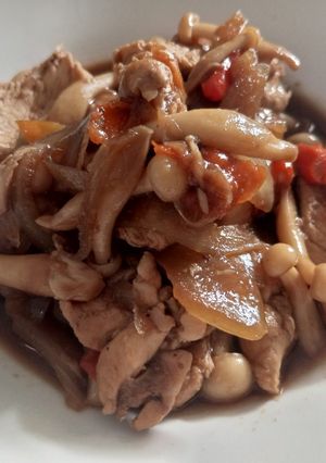 Foto resep Ayam Jamur Saus Teriyaki