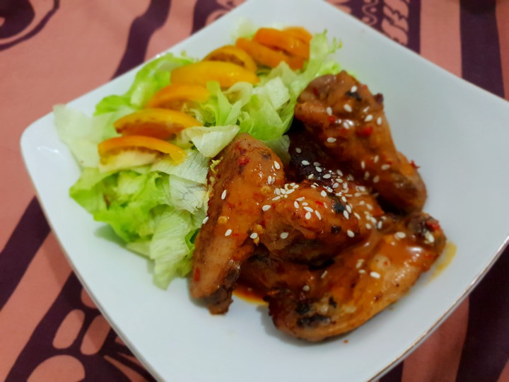 Resep Sayap Ayam Bumbu Rujak Enak