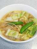 Shio Ramen with Stir-Fried Vegetable Topping