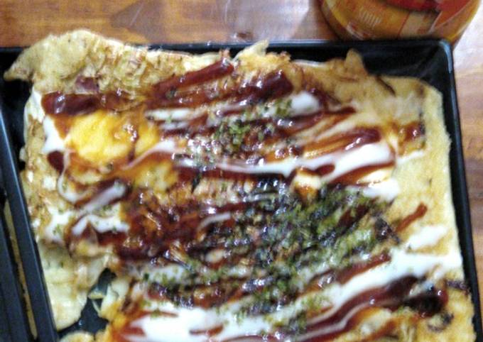 Okonomiyaki ala - ala 😋😋