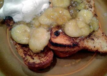 Fresh, Make Recipe Sugar crusted cinnamon french Toast with banana foster carmel Practical Delicious