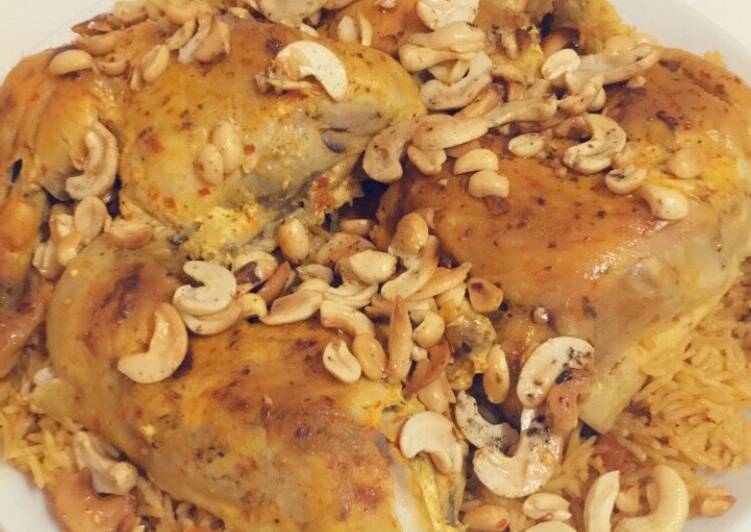 كبسة دجاج بتشهي 👌🏻