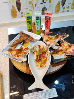 家常日式味噌居酒屋烤鯛魚下巴 的食譜成品照片
