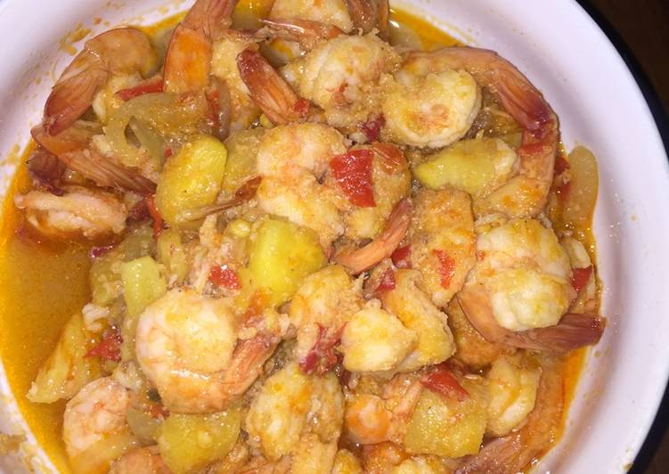 Bumbu meracik Udang asam pedes manis nanas #BikinRamadhanBerkesan #16, Lezat