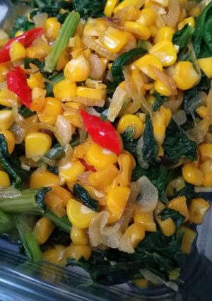 Foto resep Tumis jagung pipil simple