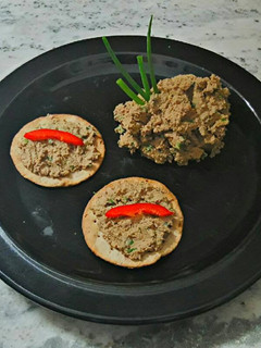 Una foto de Paté de hígado con ciboulette